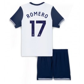 Tottenham Hotspur Cristian Romero #17 Heimtrikot 2024-25 Kurzarm (+ kurze hosen)